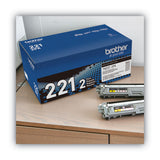 Brother TN2212PK Toner, 2,500 Page-Yield, Black, 2/Pack (BRTTN2212PK) Pack of 2