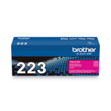 Brother TN223M Toner, 1,300 Page-Yield, Magenta (BRTTN223M) Each