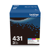 Brother TN4313PK Toner, 1,800 Page-Yield, Cyan/Magenta/Yellow (BRTTN4313PK) Pack of 3