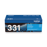 Brother TN331C Toner, 1,500 Page-Yield, Cyan (BRTTN331C) Each