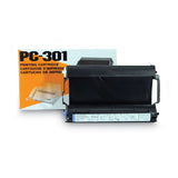 Brother PC-301 Thermal Transfer Print Cartridge, 250 Page-Yield, Black (BRTPC301) Each