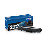 Brother TN223BK Toner, 1,400 Page-Yield, Black (BRTTN223BK) Each