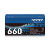 Brother TN660 High-Yield Toner, 2,600 Page-Yield, Black (BRTTN660) Each