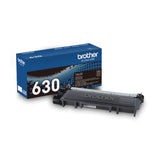 Brother TN630 Toner, 1,200 Page-Yield, Black (BRTTN630) Each