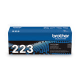 Brother TN223BK Toner, 1,400 Page-Yield, Black (BRTTN223BK) Each