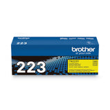 Brother TN223Y Toner, 1,300 Page-Yield, Yellow (BRTTN223Y) Each