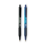 BIC® Soft Feel Ballpoint Pen Value Pack, Retractable, Medium 1 mm, Assorted Ink and Barrel Colors, 36/Pack (BICSCSM361AST) Pack of 36