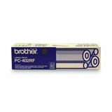 Brother PC-402RF Thermal Transfer Refill Roll, 150 Page-Yield, Black, 2/Pack (BRTPC402RF) Pack of 2