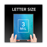 GBC® SelfSeal Self-Adhesive Laminating Pouches and Single-Sided Sheets, 3 mil, 9" x 12", Gloss Clear, 50/Pack (GBC3747307) Pack of 50