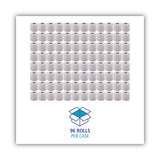 Boardwalk® 2-Ply Toilet Tissue, Septic Safe, White, 400 Sheets/Roll, 96 Rolls/Carton (BWK6144) Case of 96