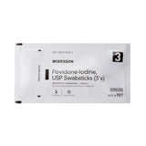 McKesson Impregnated Swabstick 10% Strength Povidone-Iodine Individual Packet Sterile (854753_PK) 1/PK