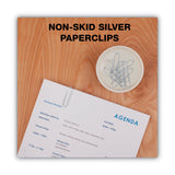 ACCO Paper Clips, Jumbo, Nonskid, Silver, 100 Clips/Box, 10 Boxes/Pack (ACC72585) 10 Boxes of 100