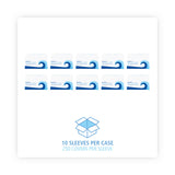 Boardwalk® Premium Half-Fold Toilet Seat Covers, 14.17 x 16.73, White, 250 Covers/Sleeve, 10 Sleeves/Carton (BWKK2500B) Carton of 2500