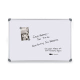 Quartet® Euro-Style Magnetic Dry-Erase Aluminum Frame Boards, 36 x 24, White Surface, Silver Aluminum Frame (QRT79378) Each