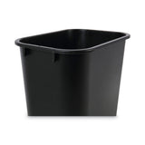 Boardwalk® Soft-Sided Wastebasket, 14 qt, Plastic, Black (BWK14QTWBBLA) Each