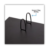 AT-A-GLANCE® #17 Desk Calendar Base for Loose-Leaf Refill, 2 Rings, 3.5" x 6", Black (AAGE1700) Each