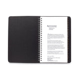 AT-A-GLANCE® Telephone/Address Book, 4.78 x 8, Black Simulated Leather, 100 Sheets (AAG8001105) Each