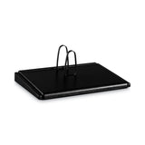 AT-A-GLANCE® Desk Calendar Base for Loose-Leaf Refill, 2 Rings, 3" x 3.75", Black (AAGE1900) Each