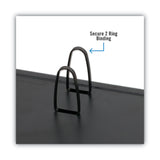 AT-A-GLANCE® Desk Calendar Base for Loose-Leaf Refill, 2 Rings, 3" x 3.75", Black (AAGE1900) Each