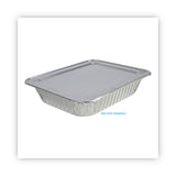 Boardwalk® Aluminum Steam Table Pan Lids, Fits Half-Size Pan, Deep, 10.5 x 12.81 x 0.63, 100/Carton (BWKLIDSTEAMHF) Case of 100