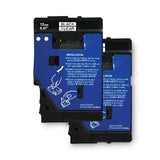 Brother P-Touch® TC Tape Cartridges for P-Touch Labelers, 0.47" x 25.2 ft, Black on Clear, 2/Pack (BRTTC10) Pack of 2