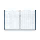 House of Doolittle™ Recycled Class Record Book, 8 Classes, 35 Students, 9 to 10 Week Terms, 40-Week Span, Blue Cover, 11 x 8.5 Sheets (HOD51407) Each