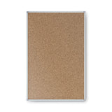 Mead® Economy Cork Board with Aluminum Frame, 24 x 18, Tan Surface, Silver Aluminum Frame (MEA85360) Each