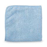Rubbermaid® Commercial Microfiber Cleaning Cloths, 12 x 12, Blue, 24/Pack (RCP1820579) Bag of 24