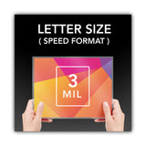 GBC® Economy Thermal Laminating Pouches, 3 mil, 9" x 11.5", Gloss Clear, 200/Box (GBC3747143) Box of 200