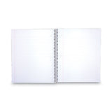 Five Star® Wirebound Notebook with Two Pockets, 1-Subject, Medium/College Rule, Black Cover, (100) 11 x 8.5 Sheets (MEA72057) Each