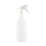 Boardwalk® Embossed Spray Bottle, 32 oz, Clear, 24/Carton (BWK00032) Case of 24