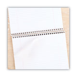 Cambridge® Stiff-Back Wire Bound Notepad, Medium/College Rule, Navy Cover, 70 White 8.5 x 11.5 Sheets (MEA59882) Each