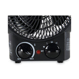 Alera® Heater Fan, 1,500 W, 8.25 x 4.37 x 9.5, Black (ALEHEFF10B) Each