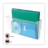 deflecto® Stackable DocuPocket Wall File, Legal Size, 16.25" x 4" , Clear (DEF74301) Each