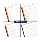 AT-A-GLANCE® One-Day-Per-Page Planning Notebook, 9 x 6, Dark Brown/Orange Cover, 12-Month (Jan to Dec): 2026 (AAG70620130) Each