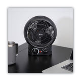 Alera® Heater Fan, 1,500 W, 8.25 x 4.37 x 9.5, Black (ALEHEFF10B) Each