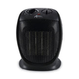 Alera® Ceramic Heater, 1,500 W, 7.12 x 5.87 x 8.75, Black (ALEHECH09) Each