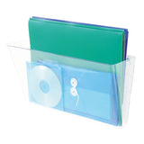 deflecto® Stackable DocuPocket Wall File, Legal Size, 16.25" x 4" , Clear (DEF74301) Each