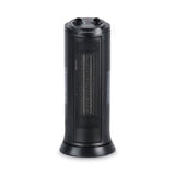 Alera® Mini Tower Ceramic Heater, 1,500 W, 7.37 x 7.37 x 17.37, Black (ALEHECT17) Each