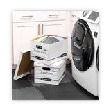 Bankers Box® STOR/FILE Basic-Duty Storage Boxes, Letter/Legal Files, 12" x 16.25" x 10.5", White, 20/Carton (FEL0070333) Case of 20