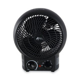 Alera® Heater Fan, 1,500 W, 8.25 x 4.37 x 9.5, Black (ALEHEFF10B) Each