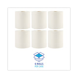 Boardwalk® Boardwalk Green Universal Roll Towels, 1-Ply, 8" x 800 ft, Natural, 6 Rolls/Carton (BWK16GREEN) Case of 6
