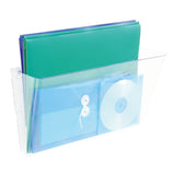 deflecto® Stackable DocuPocket Wall File, Legal Size, 16.25" x 4" , Clear (DEF74301) Each