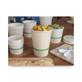 World Centric® No Tree Paper Bowls, 32 oz, 4.4" Diameter x 5.8"h, Natural, Sugarcane, 500/Carton (WORBOSU32) Case of 500