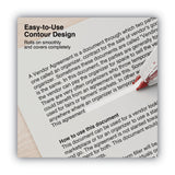 Universal® Correction Tape Dispenser, Non-Refillable, White Applicator, 0.2" x 315", 6/Pack (UNV75606) Pack of 6