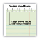 Universal® Steno Pads, Gregg Rule, Red Cover, 80 Green-Tint 6 x 9 Sheets (UNV86920) Each