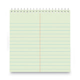 Universal® Steno Pads, Gregg Rule, Red Cover, 80 Green-Tint 6 x 9 Sheets (UNV86920) Each