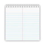 Universal® Steno Pads, Gregg Rule, Red Cover, 80 White 6 x 9 Sheets, 6/Pack (UNV96920PK) Pack of 6