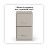 Alera® Soho Vertical File Cabinet, 2 Drawers: File/File, Letter, Putty, 14" x 18" x 24.1" (ALESVF1824PY) Each