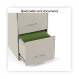 Alera® Soho Vertical File Cabinet, 2 Drawers: File/File, Letter, Putty, 14" x 18" x 24.1" (ALESVF1824PY) Each
